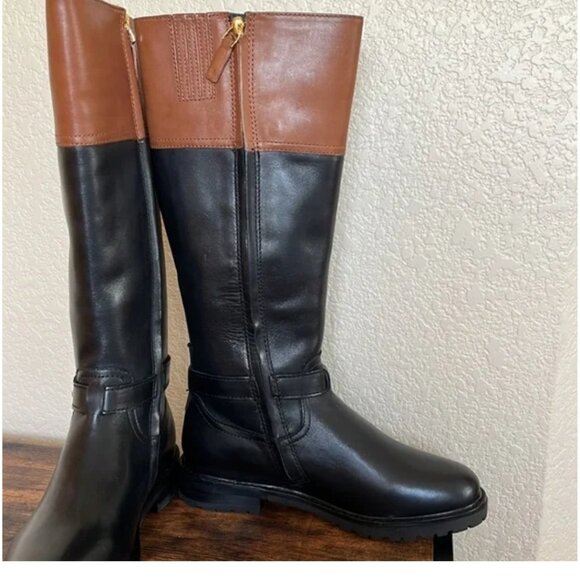 🆕 Lauren Ralph Lauren Everly leather riding boot - Picture 4 of 10